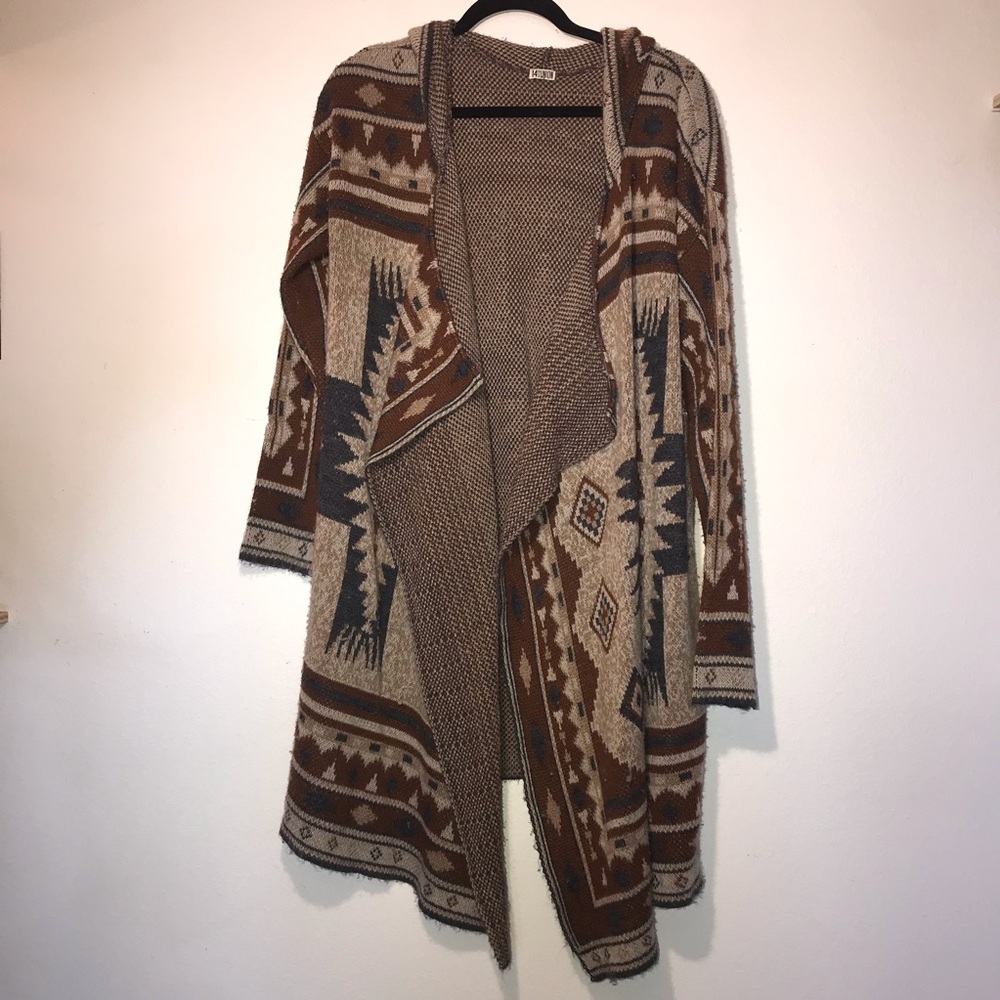 14th & Union thick Tribal Cardigan SZ M/L